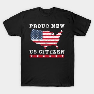 Proud New US Citizen United States Citizenship T-Shirt